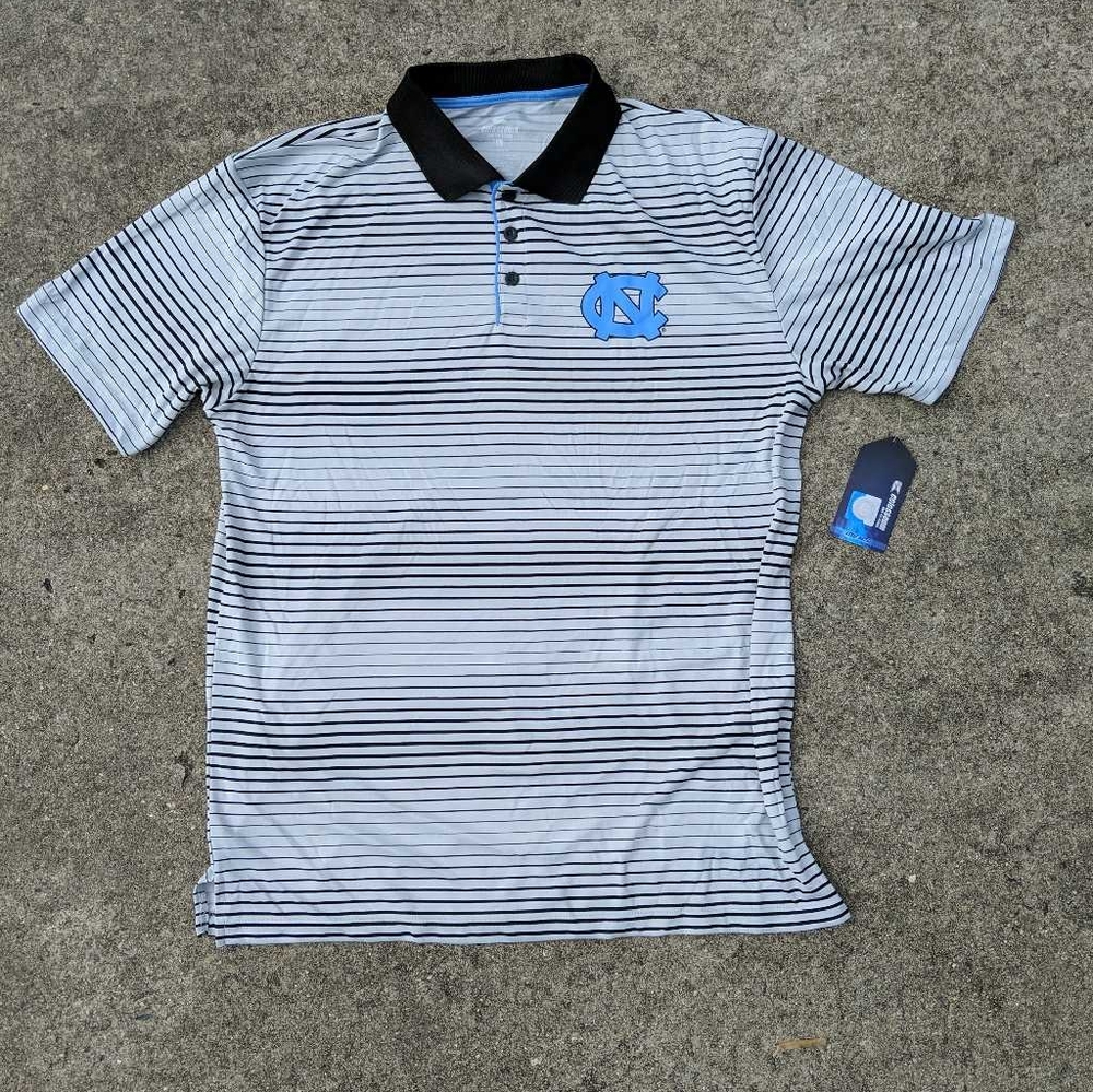 North Carolina‎ Tar Heels  Mens Polo Shirt Sz Large